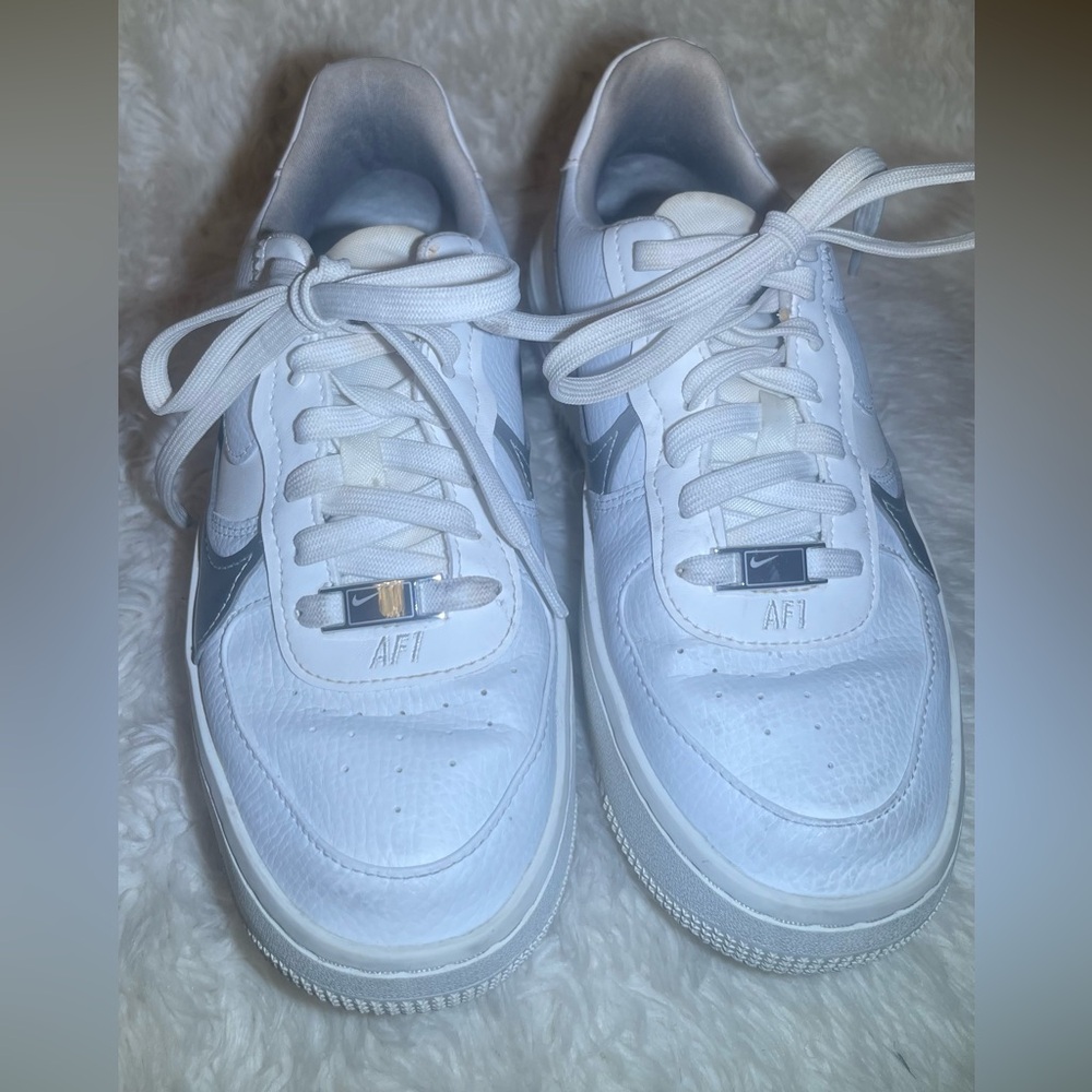 Nike Air Force women’s  White and Gray Sneakers size 6.5